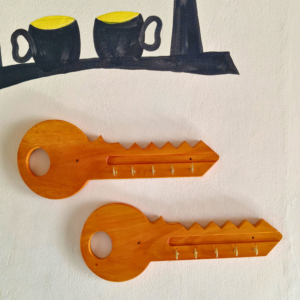 2 pis Wooden Key Holder
